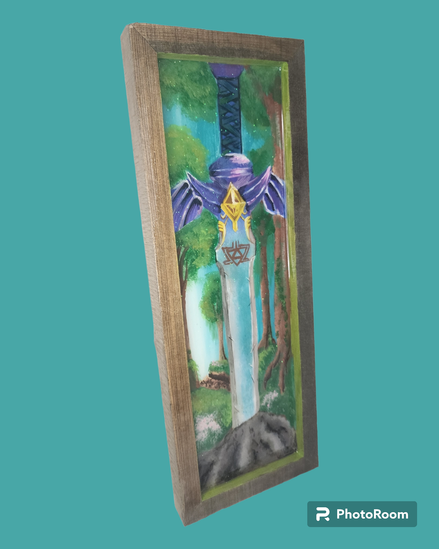 Wooden Master Sword Painting